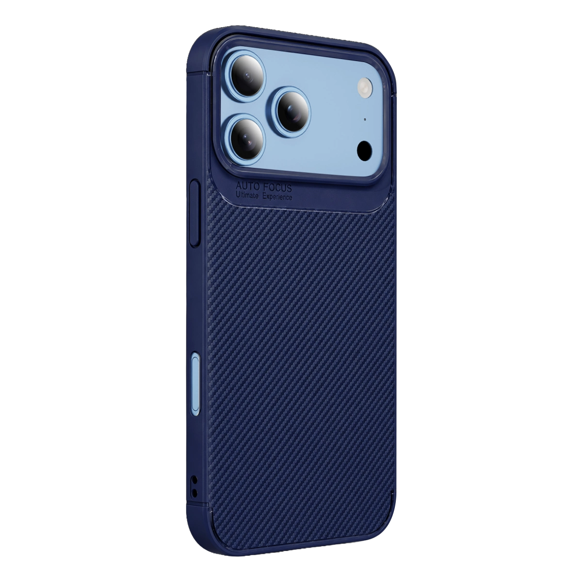 Evimdeyokyok Newface Apple İphone 18 Pro Auto Focus Karbon Kapak - Lacivert