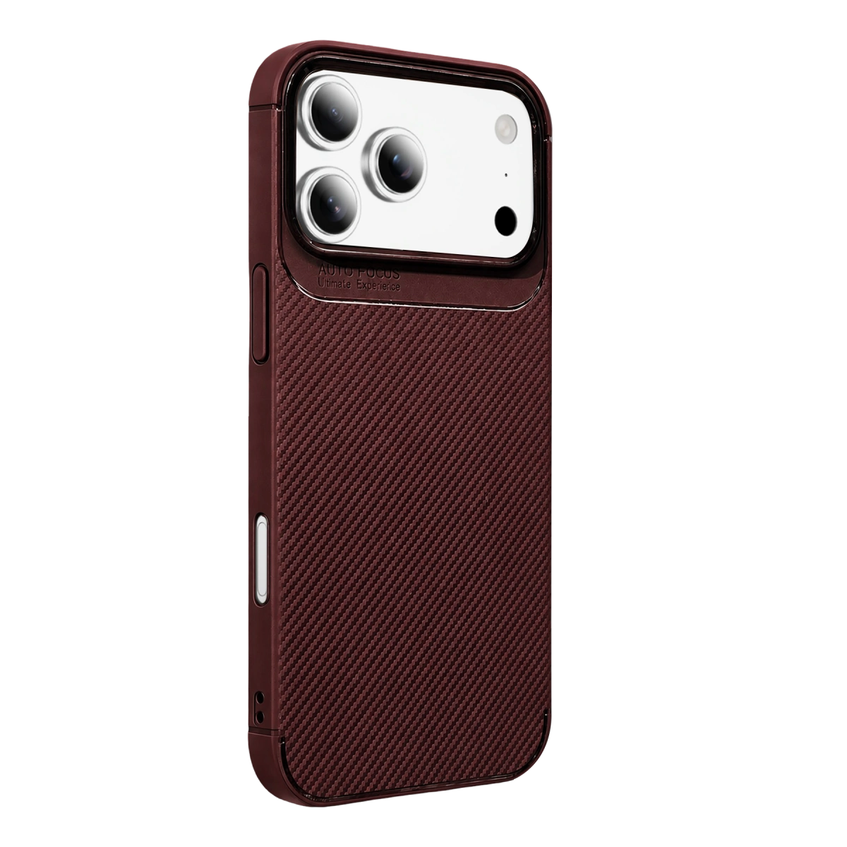 Evimdeyokyok Newface Apple İphone 18 Pro Max Auto Focus Karbon Kapak - Bordo