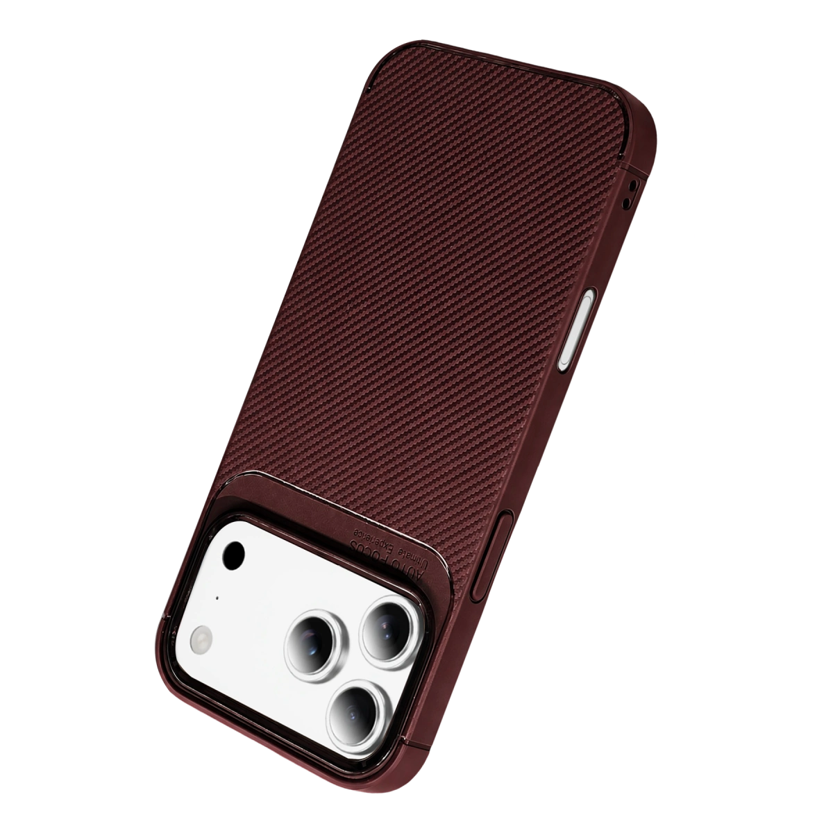 Evimdeyokyok Newface Apple İphone 18 Pro Max Auto Focus Karbon Kapak - Bordo