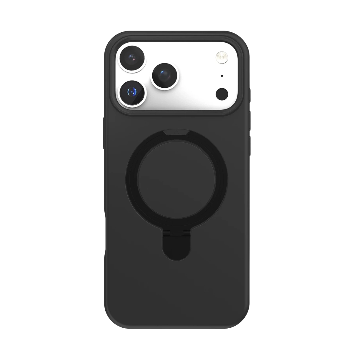 Evimdeyokyok Newface Apple İphone 18 Pro Regal Magsafe Standlı Kapak - Siyah