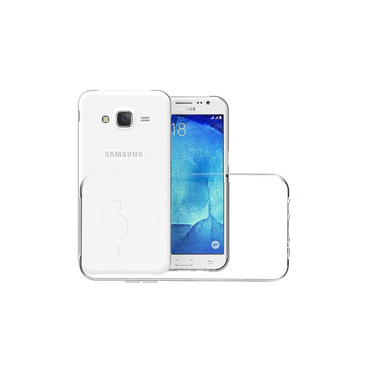 Evimdeyokyok Newface Samsung Galaxy J7 Kılıf Lüx Şeffaf Silikon