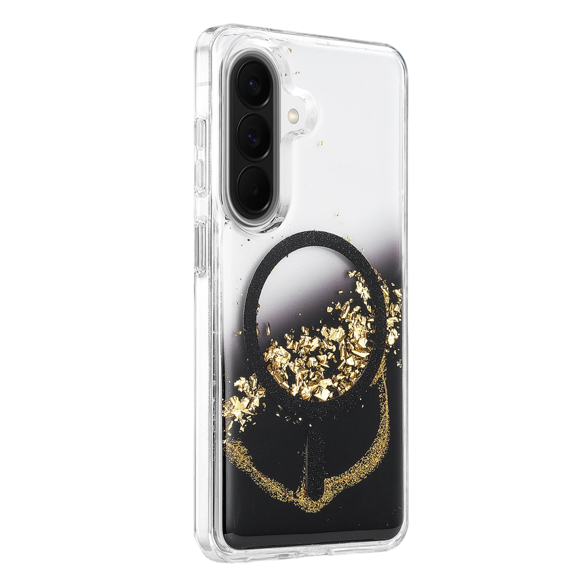 Evimdeyokyok Onegif Samsung Galaxy A57 5G Lotus Simli Magsafe Kapak - Siyah