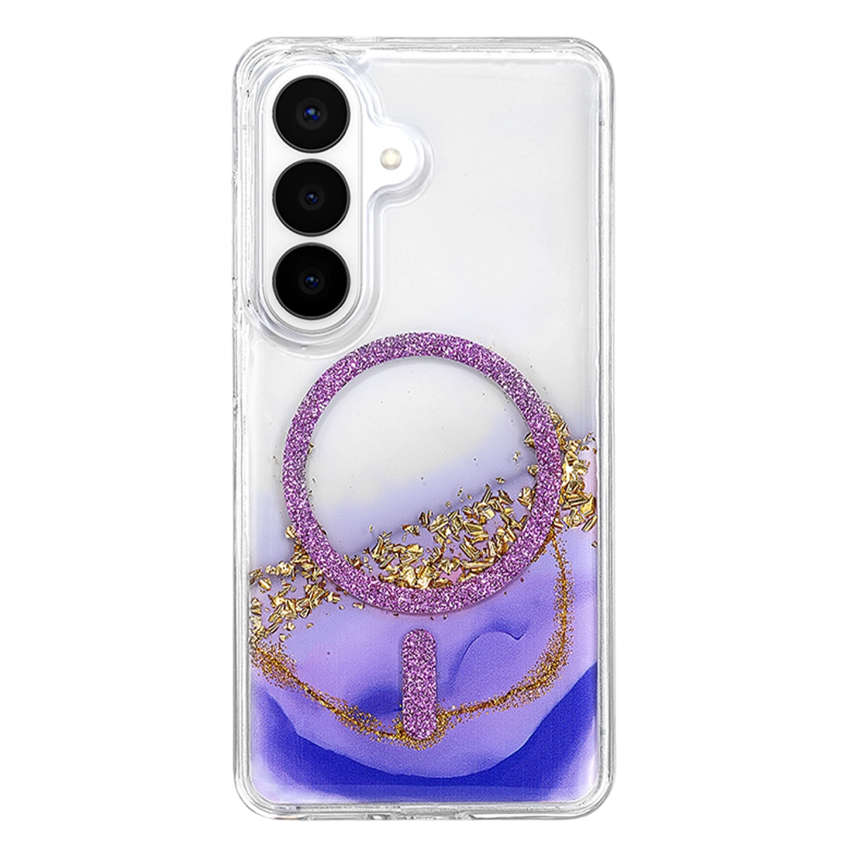 Evimdeyokyok Onegif Samsung Galaxy S26 Lotus Simli Magsafe Kapak - Mor