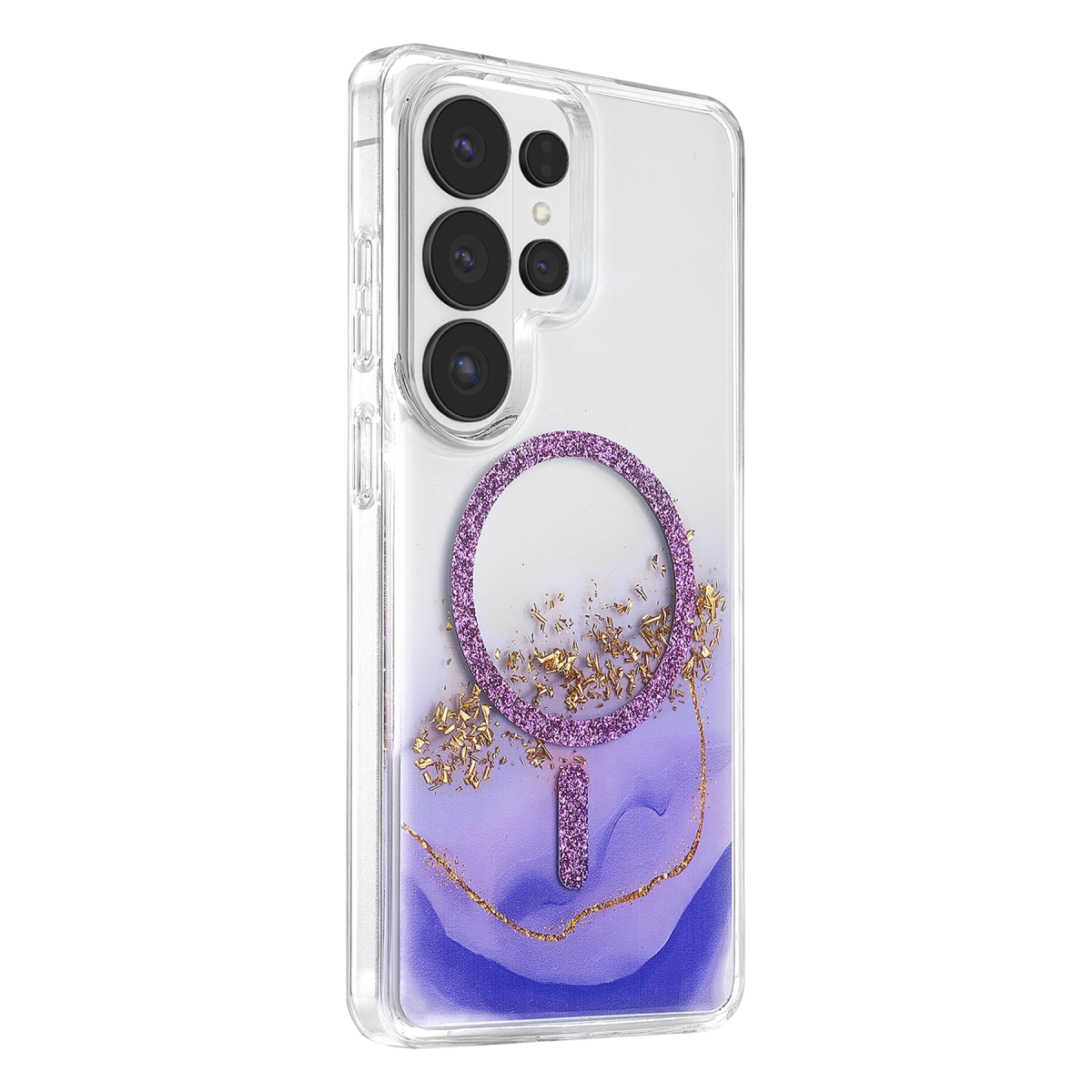 Evimdeyokyok Onegif Samsung Galaxy S26 Ultra Lotus Simli Magsafe Kapak - Mor