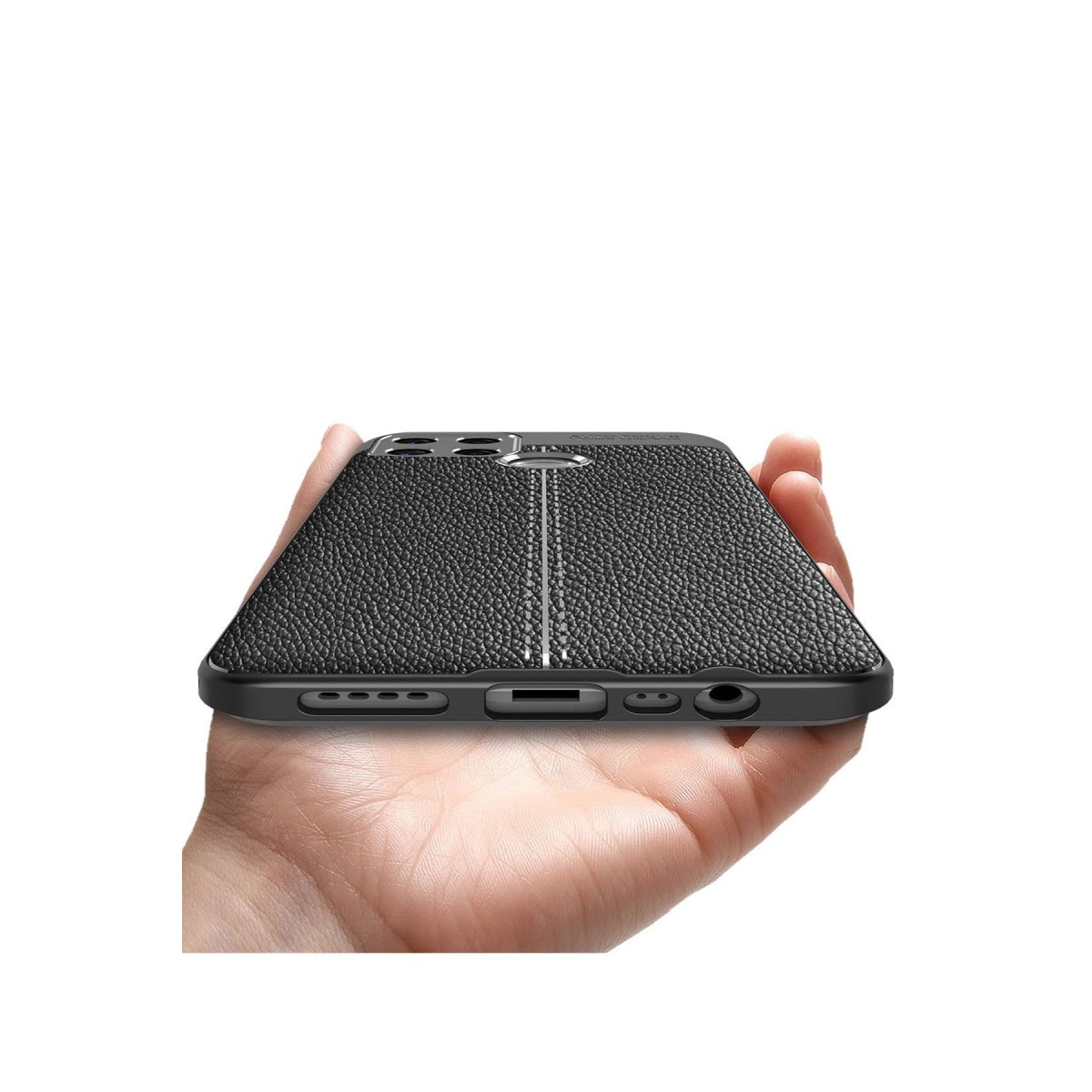 Evimdeyokyok Oppo A15 Kılıf Auto Focus Kapak - Siyah
