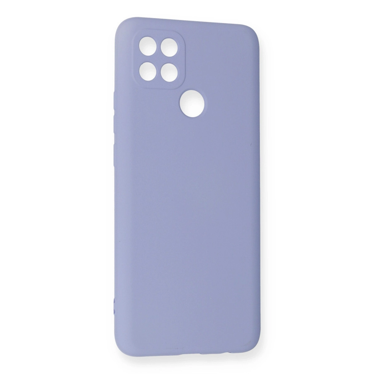 Evimdeyokyok Oppo A15 Kılıf Nano İçi Kadife Silikon - Lila
