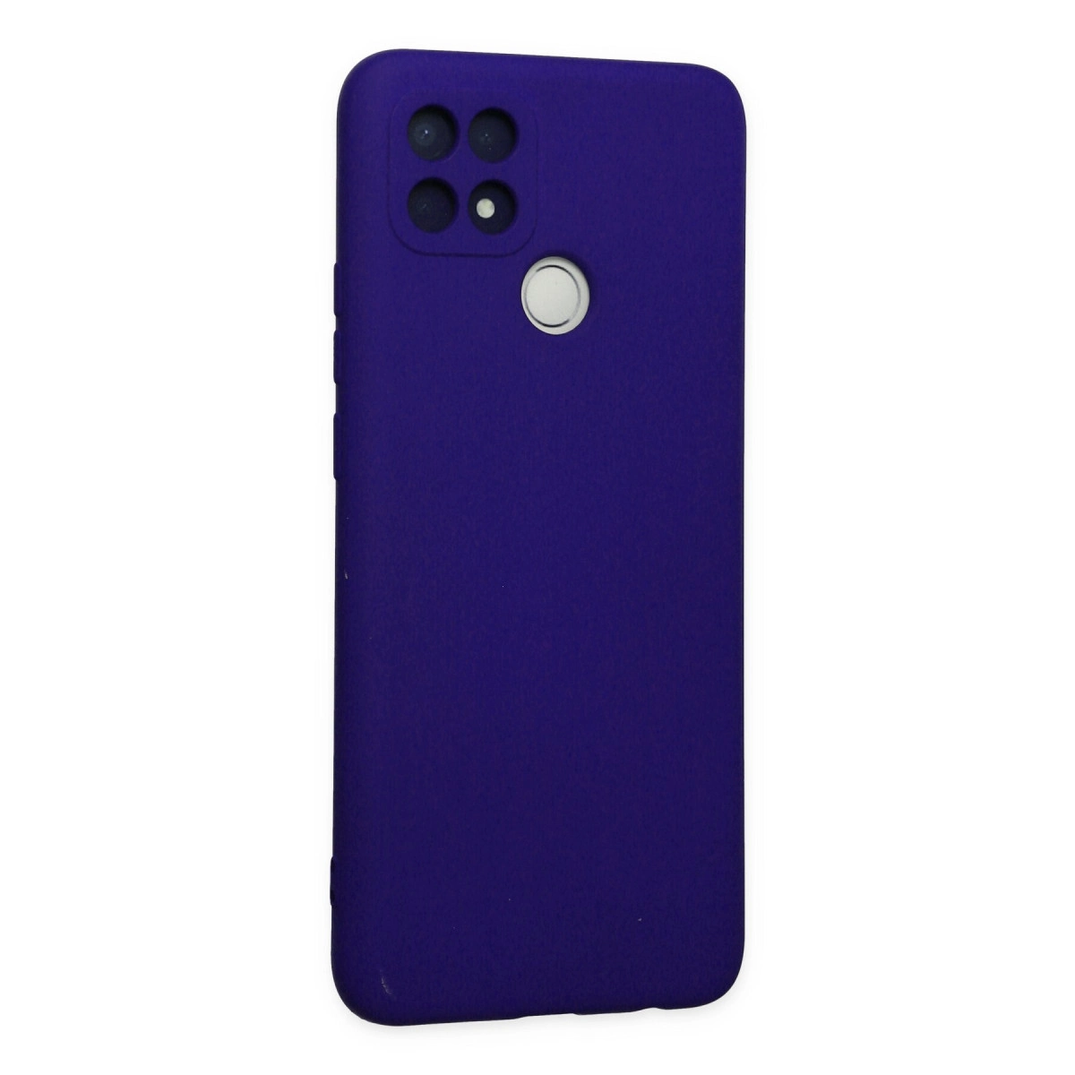 Evimdeyokyok Oppo A15 Kılıf Nano İçi Kadife Silikon - Mor