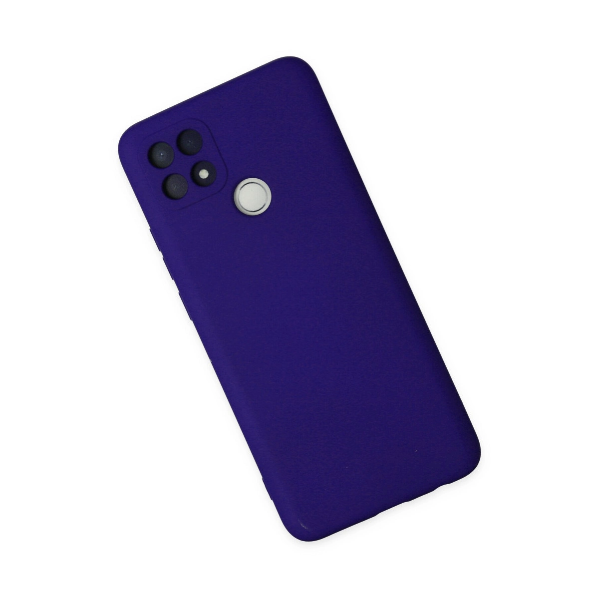 Evimdeyokyok Oppo A15 Kılıf Nano İçi Kadife Silikon - Mor
