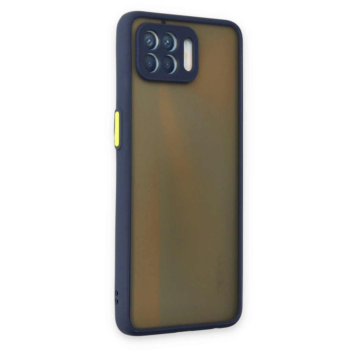 Evimdeyokyok Oppo Reno 4 Lite Kılıf Montreal Silikon Kapak - Lacivert