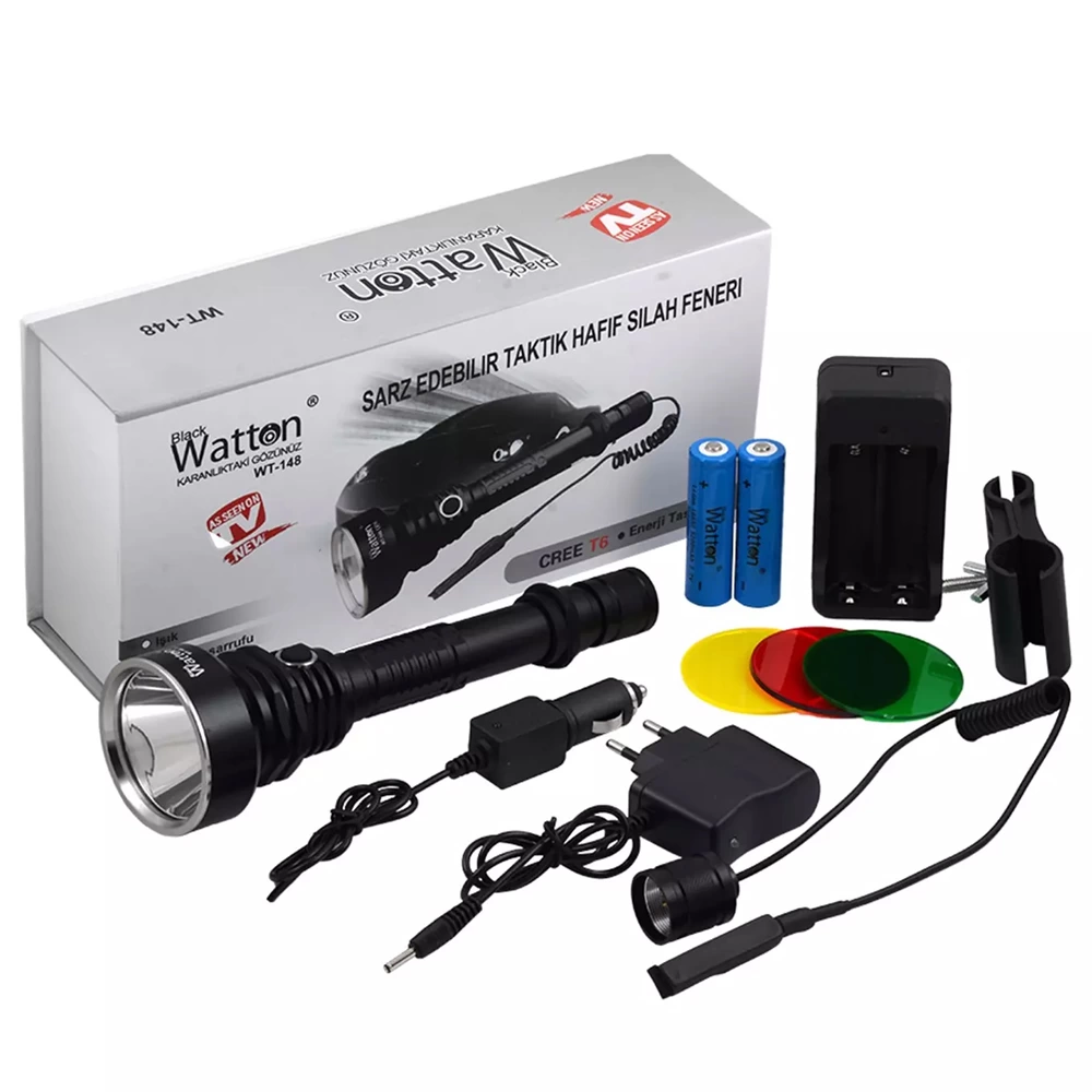 Evimdeyokyok Orjinal 800 Lümen Tx6 Özel Avcı Feneri Wt-148