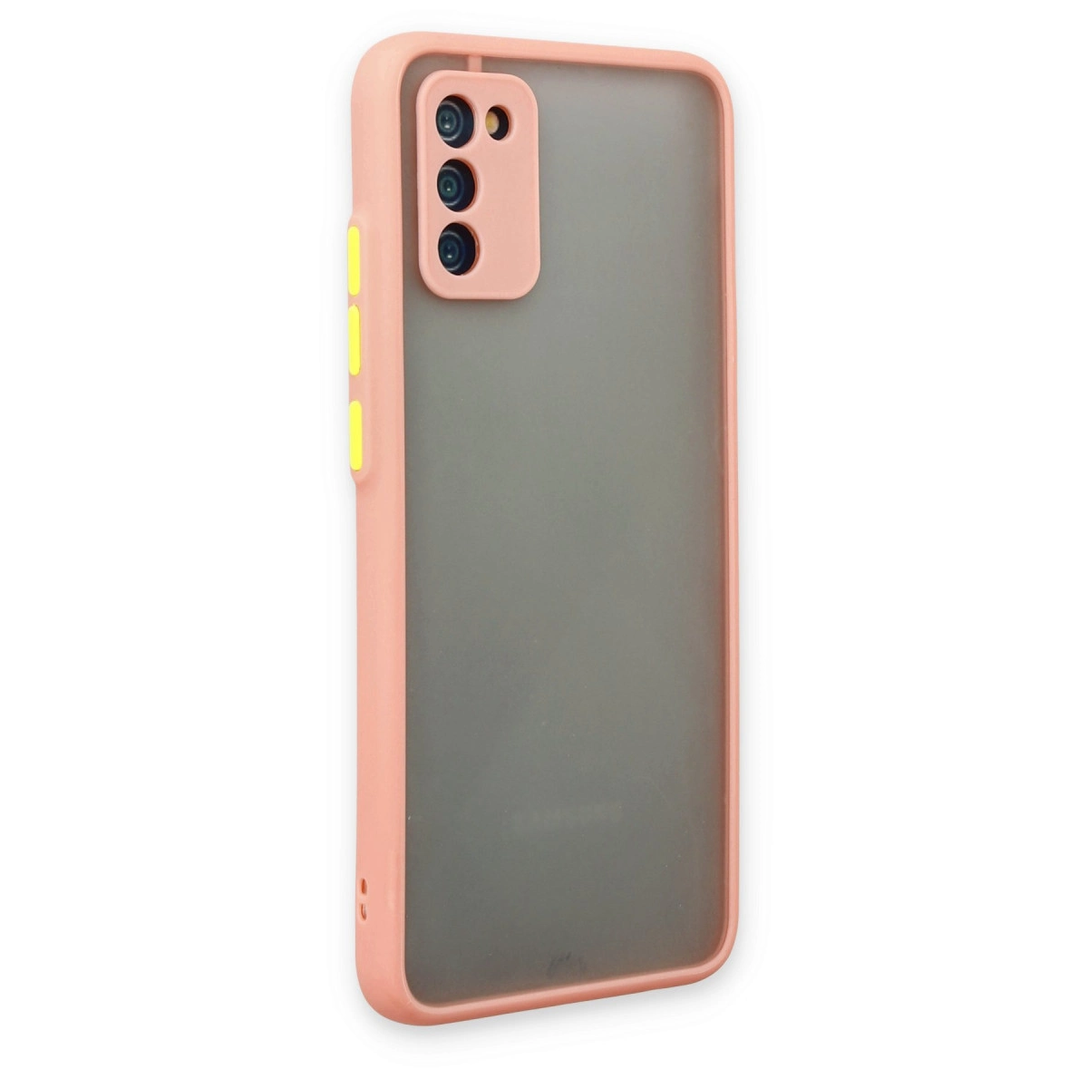 Evimdeyokyok Samsung Galaxy A02S Kılıf Montreal Silikon Kapak - Pembe