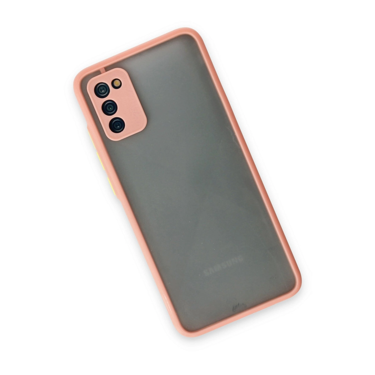 Evimdeyokyok Samsung Galaxy A02S Kılıf Montreal Silikon Kapak - Pembe