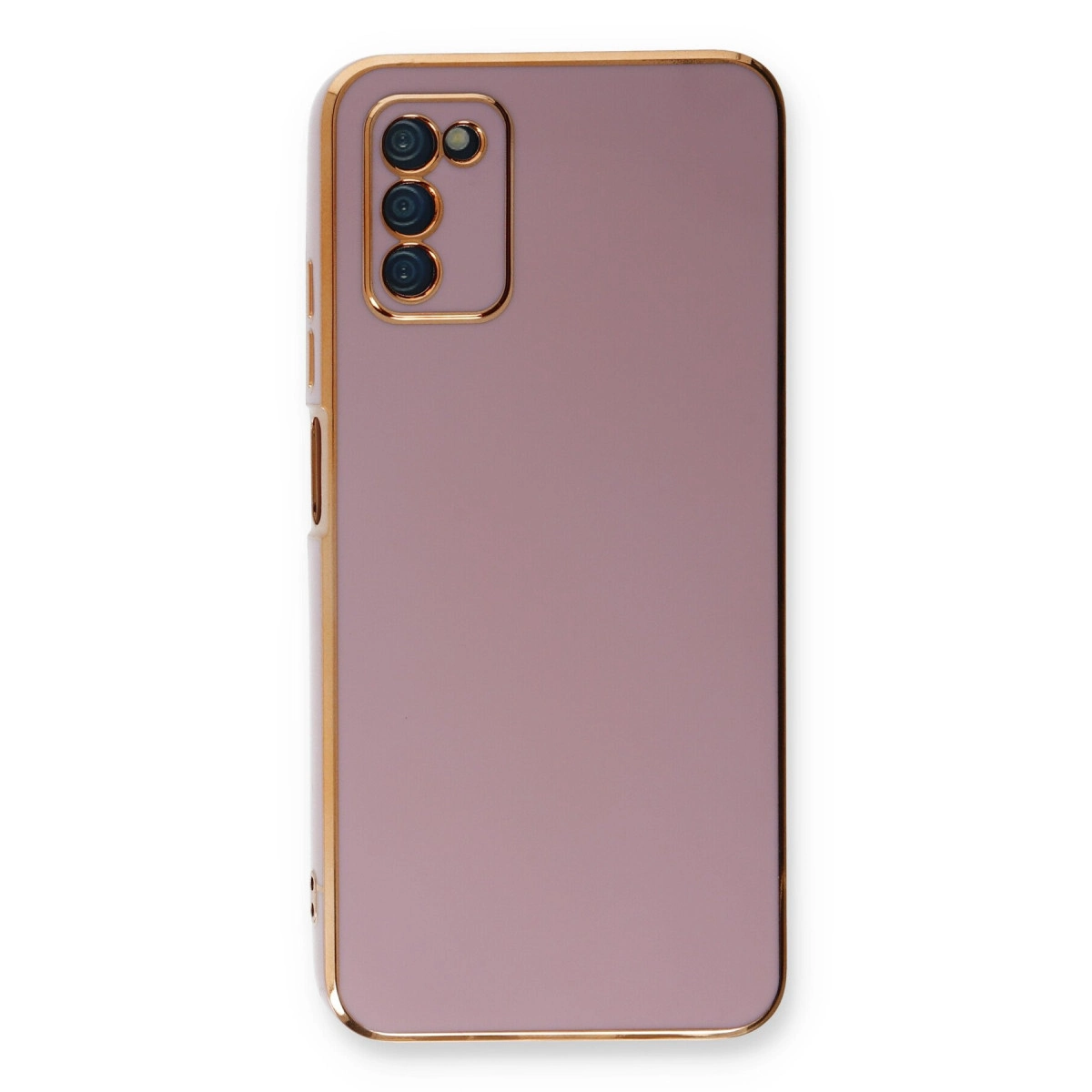 Evimdeyokyok Samsung Galaxy A03S Kılıf Volet Silikon - Mor