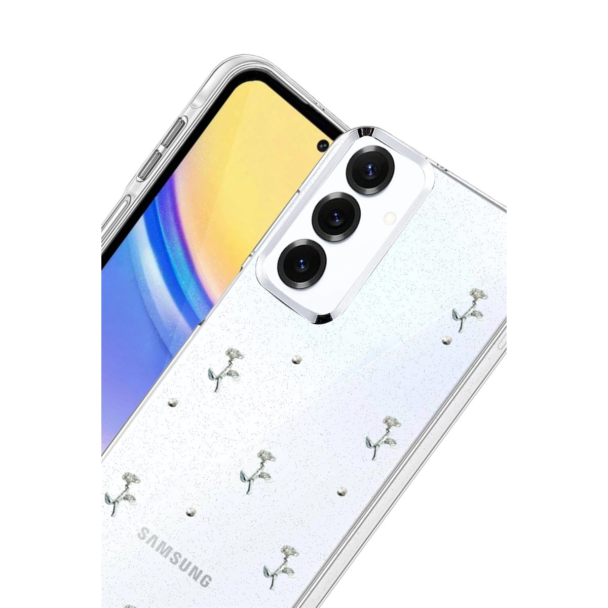 Evimdeyokyok Samsung Galaxy A14 4G Fiyonk Desenli Kapak - Desen 4