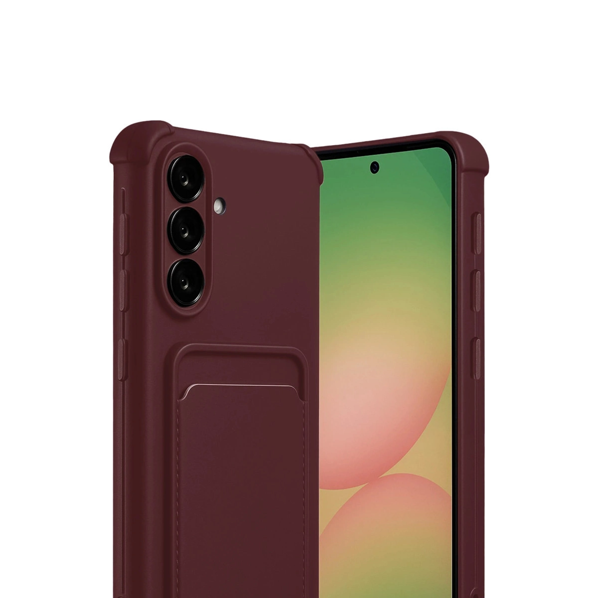 Evimdeyokyok Samsung Galaxy A17 5G Kelvin Kartvizitli Silikon - Bordo