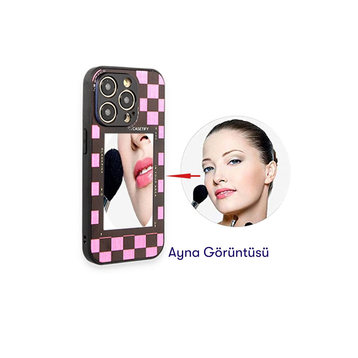 Evimdeyokyok Samsung Galaxy A33 5G Kılıf Mirror Desenli Kapak - Mirror - 4