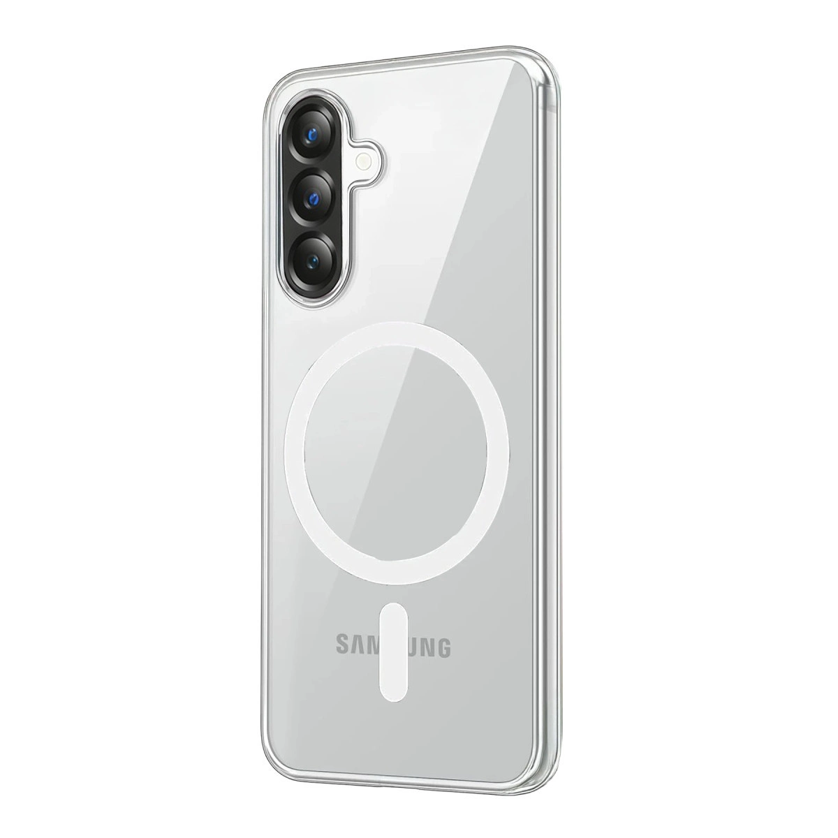 Evimdeyokyok Samsung Galaxy A37 5G Combo Sert Şeffaf Magsafe Kapak - Şeffaf