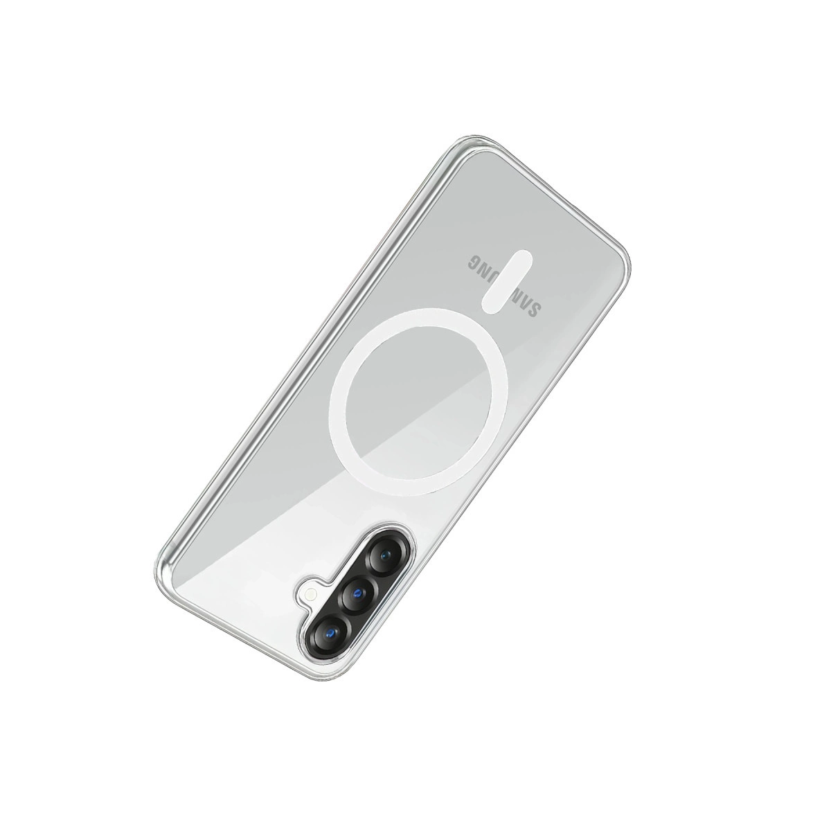 Evimdeyokyok Samsung Galaxy A37 5G Combo Sert Şeffaf Magsafe Kapak - Şeffaf