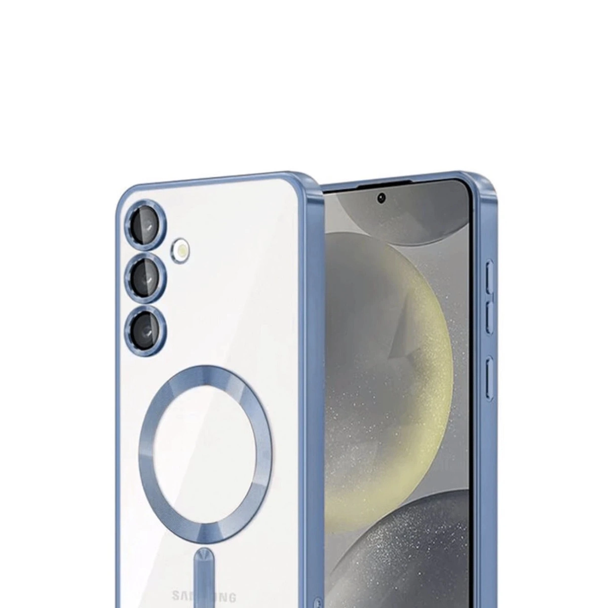 Evimdeyokyok Samsung Galaxy A56 Kross Magneticsafe Kapak - Sierra Blue