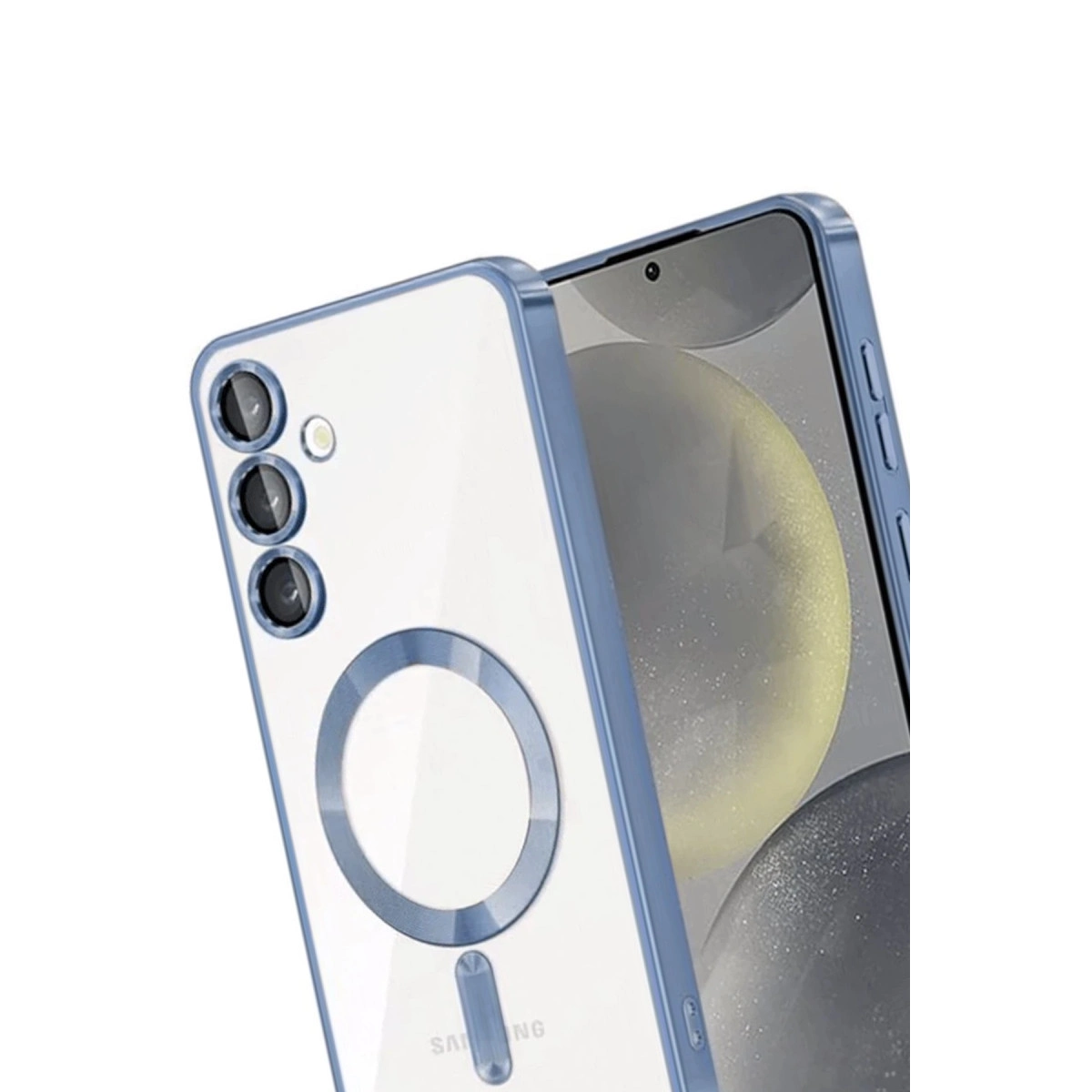 Evimdeyokyok Samsung Galaxy A56 Kross Magneticsafe Kapak - Sierra Blue
