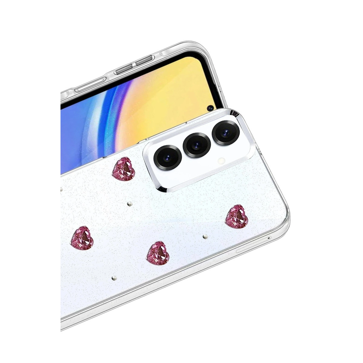 Evimdeyokyok Samsung Galaxy A57 5G Fiyonk Desenli Kapak - Desen 3