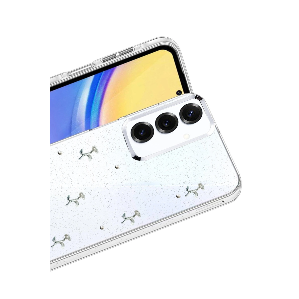 Evimdeyokyok Samsung Galaxy A57 5G Fiyonk Desenli Kapak - Desen 4