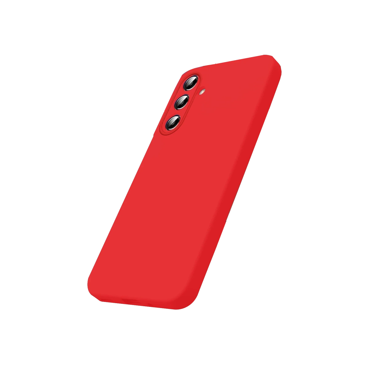 Evimdeyokyok Samsung Galaxy A57 5G Nano İçi Kadife Silikon - Kırmızı