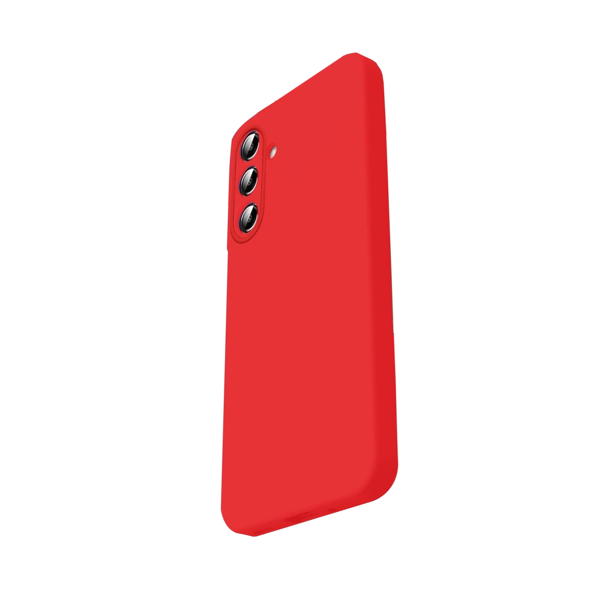 Evimdeyokyok Samsung Galaxy A57 5G Nano İçi Kadife Silikon - Kırmızı