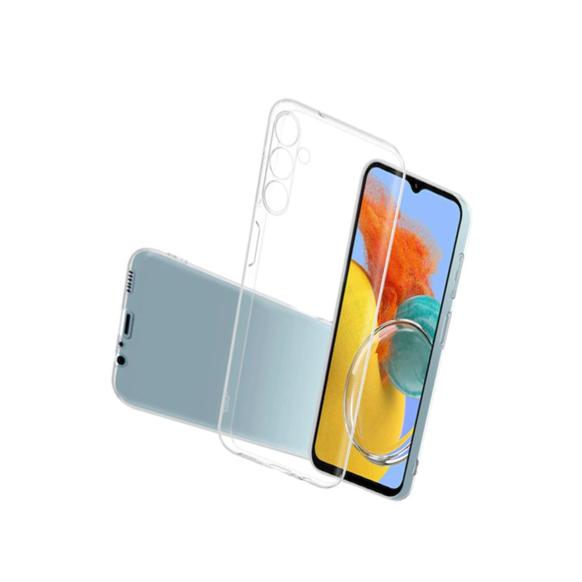 Evimdeyokyok Samsung Galaxy M14 5G Kılıf Lüx Şeffaf Silikon