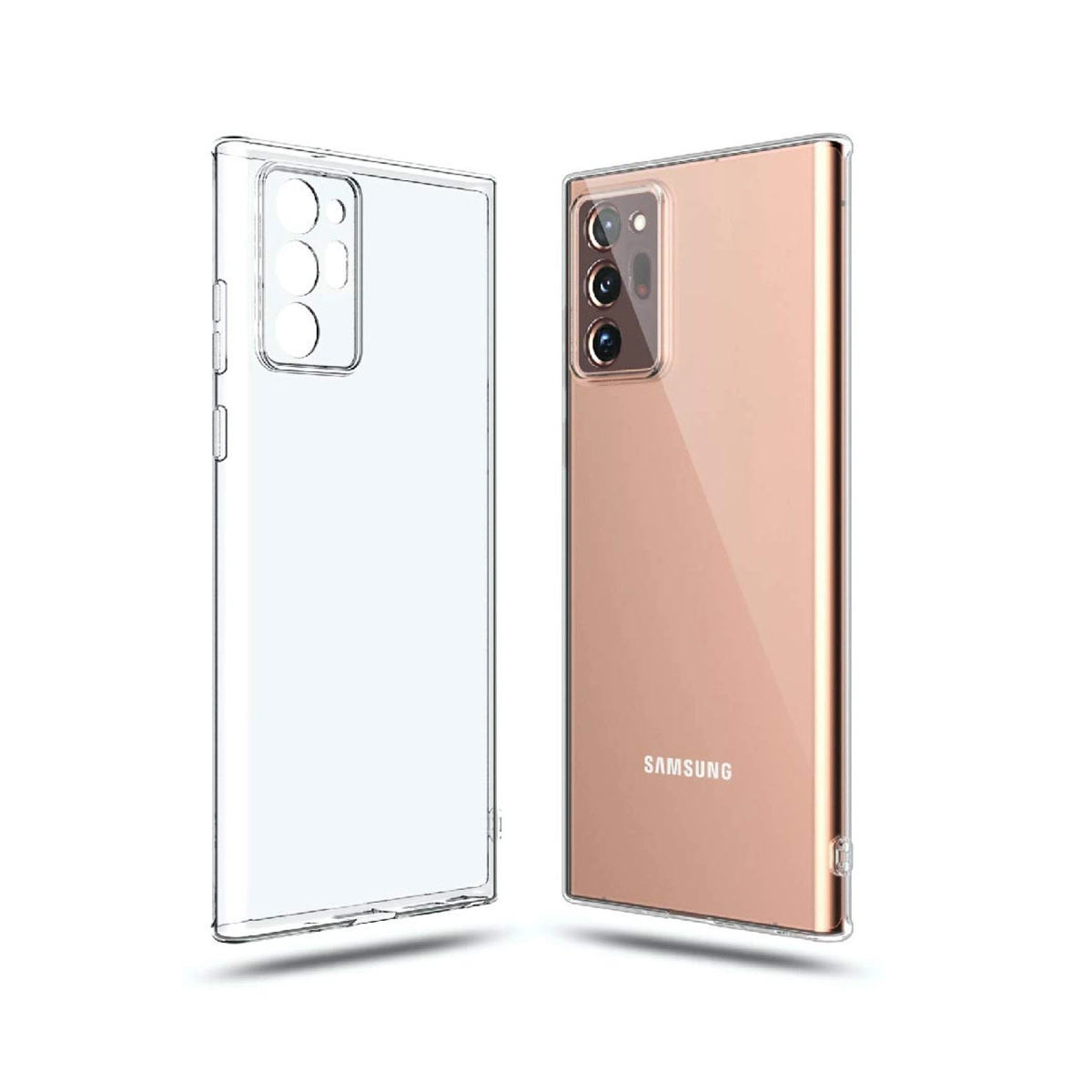 Evimdeyokyok Samsung Galaxy Note 20 Ultra Kılıf Lüx Şeffaf Silikon