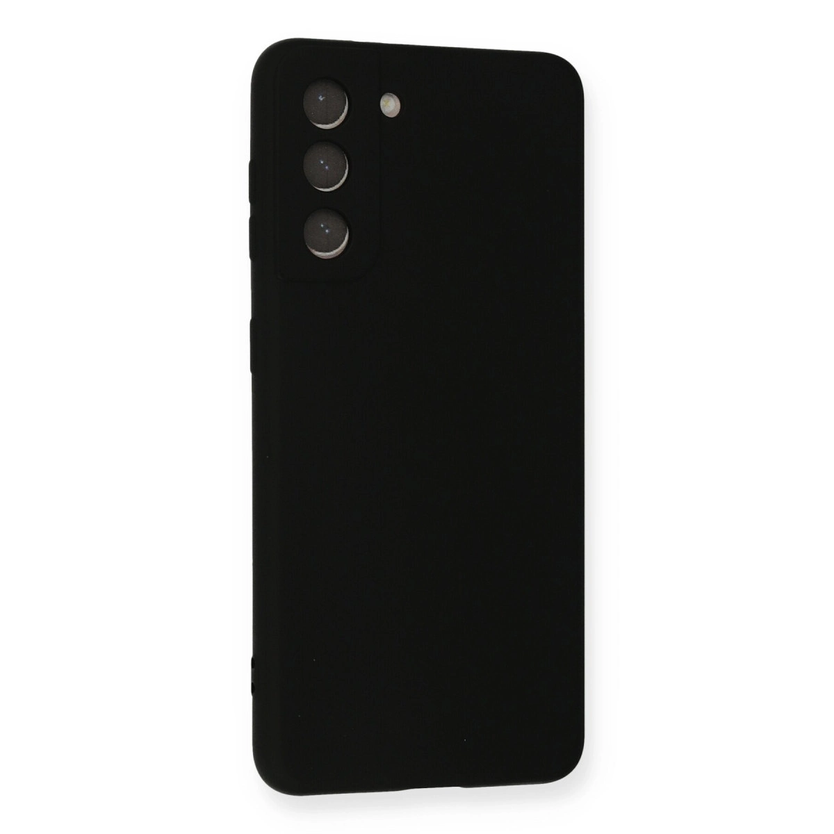 Evimdeyokyok Samsung Galaxy S21 Kılıf Nano İçi Kadife Silikon - Siyah