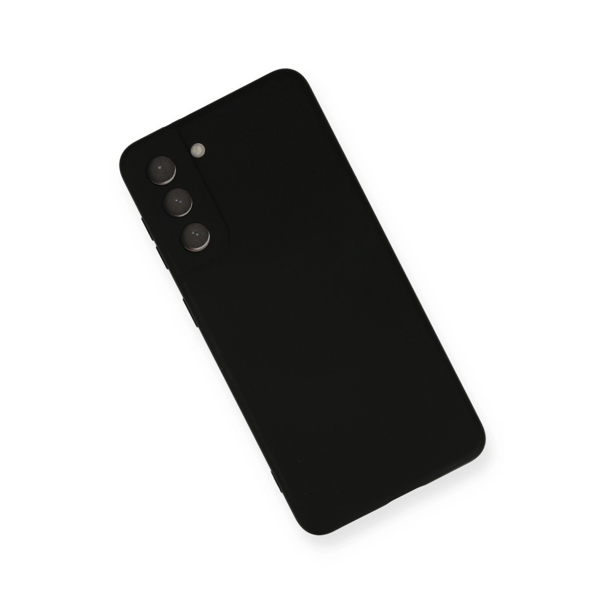 Evimdeyokyok Samsung Galaxy S21 Kılıf Nano İçi Kadife Silikon - Siyah