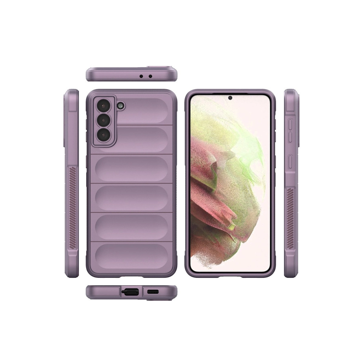 Evimdeyokyok Samsung Galaxy S22 Plus Kılıf Optimum Silikon - Mor