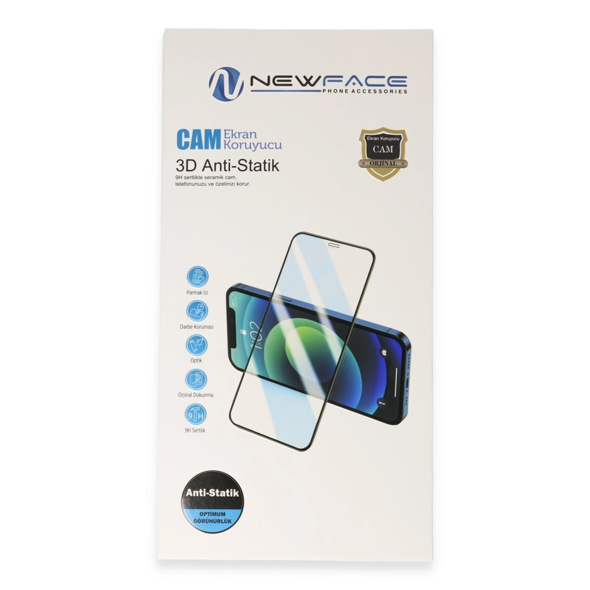 Evimdeyokyok Samsung Galaxy S25 Plus 3D Antistatik Cam Ekran Koruyucu