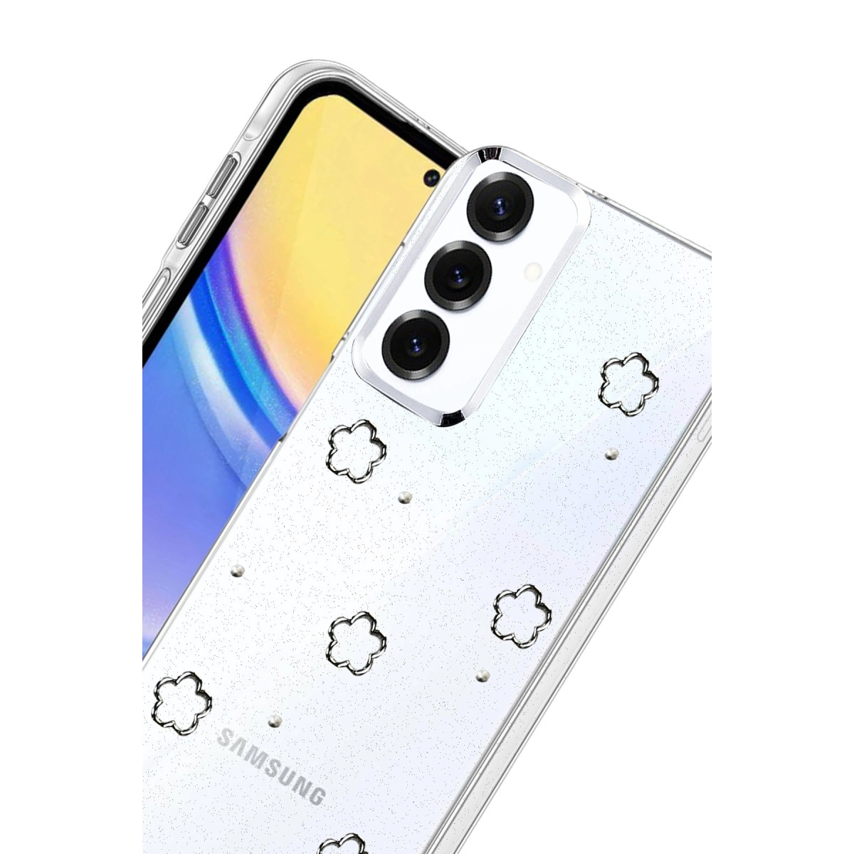 Evimdeyokyok Samsung Galaxy S25 Plus Fiyonk Desenli Kapak - Desen 2