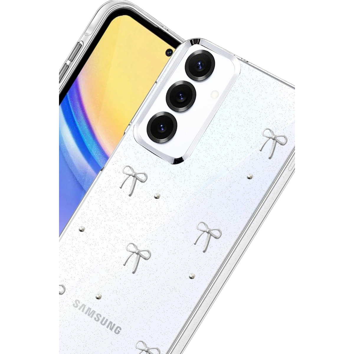 Evimdeyokyok Samsung Galaxy S25 Plus Fiyonk Desenli Kapak - Desen 5