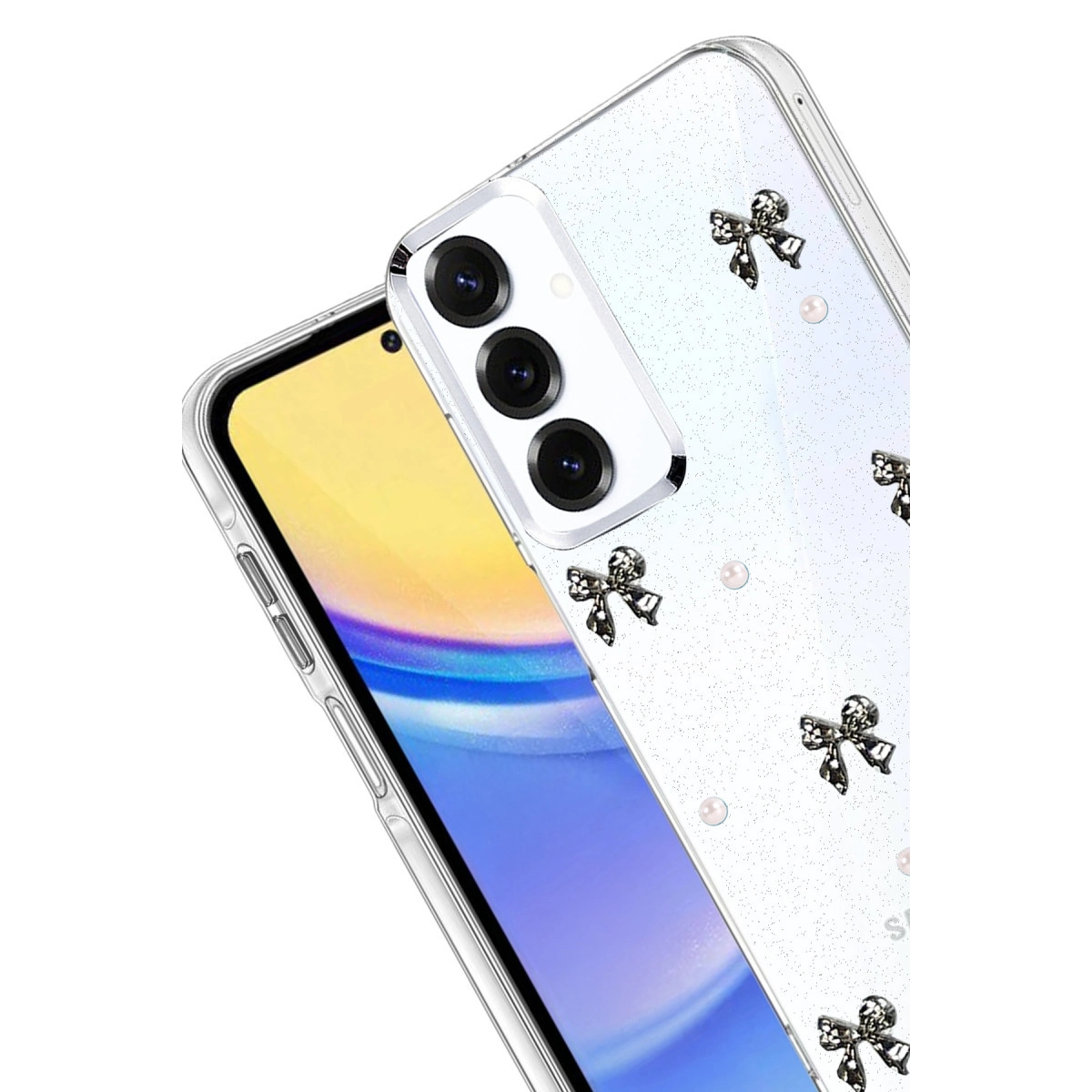 Evimdeyokyok Samsung Galaxy S25 Plus Fiyonk Desenli Kapak - Desen 8