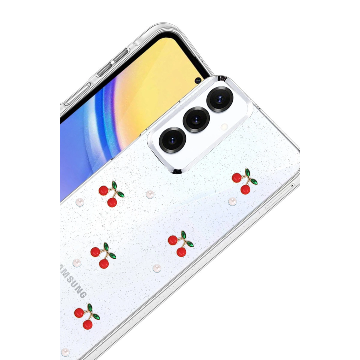 Evimdeyokyok Samsung Galaxy S25 Plus Fiyonk Desenli Kapak - Desen 9