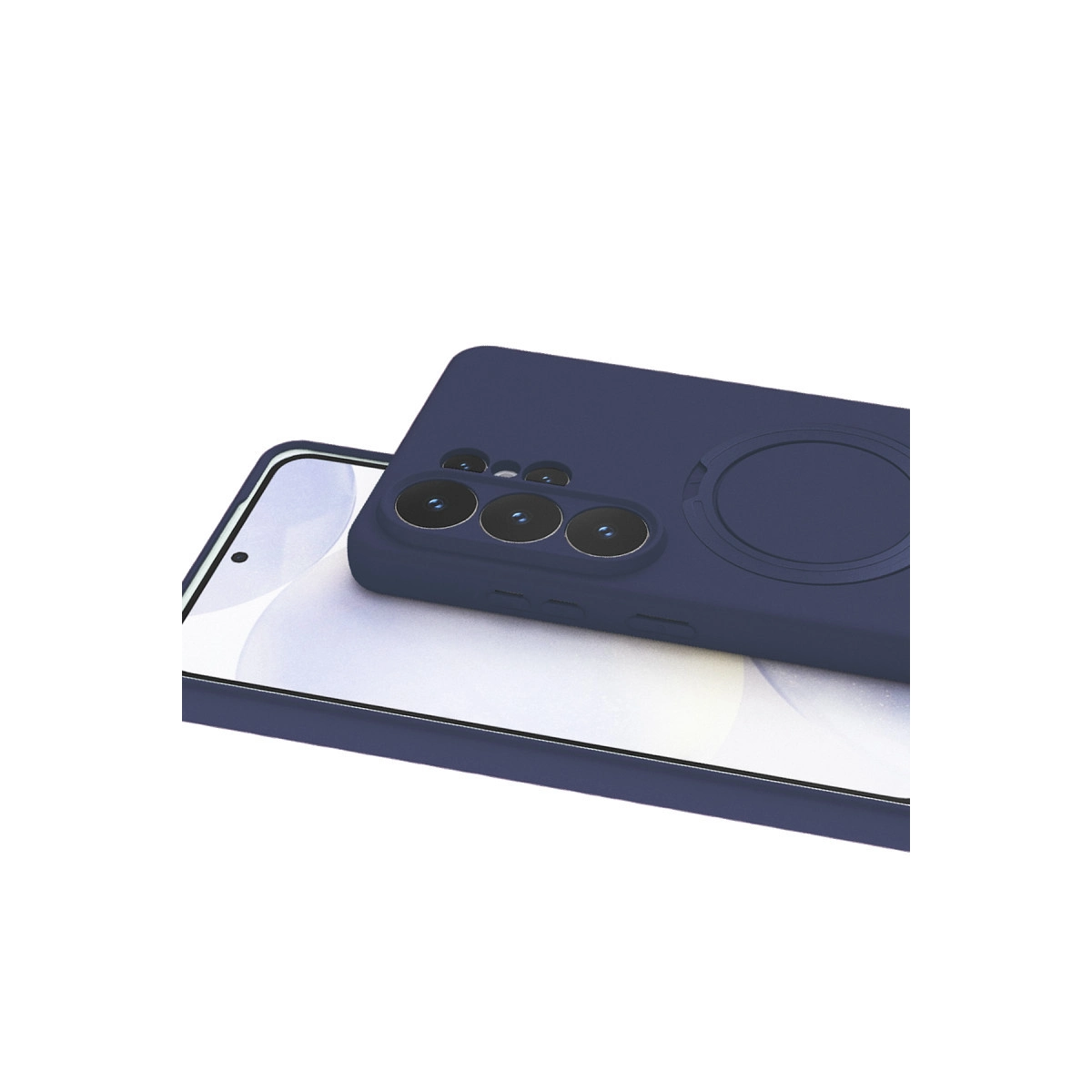 Evimdeyokyok Samsung Galaxy S26 Ultra Regal Magsafe Standlı Kapak - Lacivert