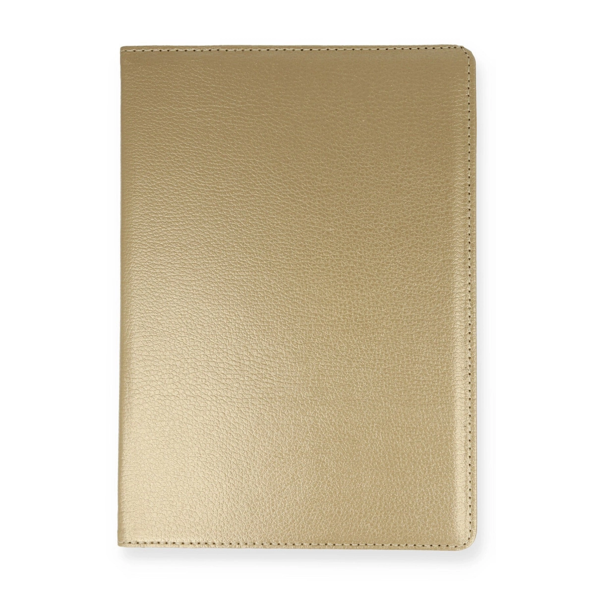 Evimdeyokyok Samsung Galaxy T500 Tab A7 10.4 Kılıf 360 Tablet Deri Kılıf - Gold