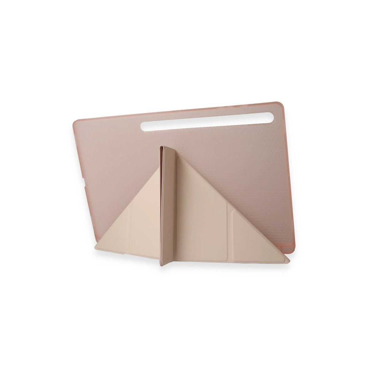 Evimdeyokyok Samsung Galaxy Tab A9 Plus Kılıf Kalemlikli Mars Tablet Kılıfı - Rose Gold