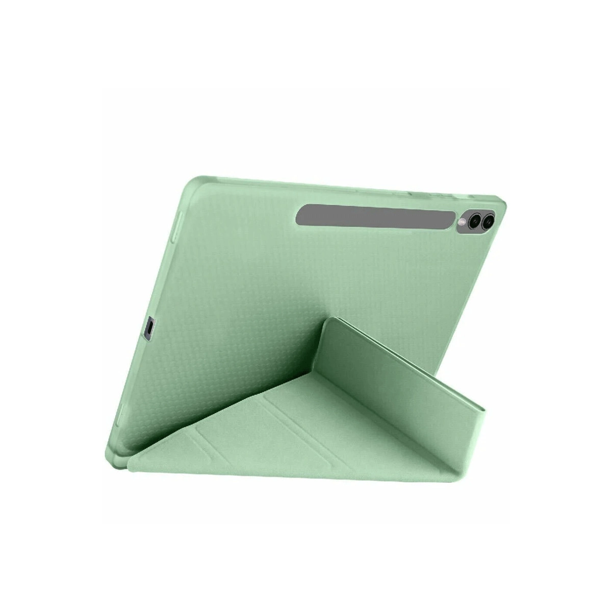 Evimdeyokyok Samsung Galaxy X510 Tab S9 Fe 11 Kılıf Kalemlikli Mars Tablet Kılıfı - Açık Yeşil