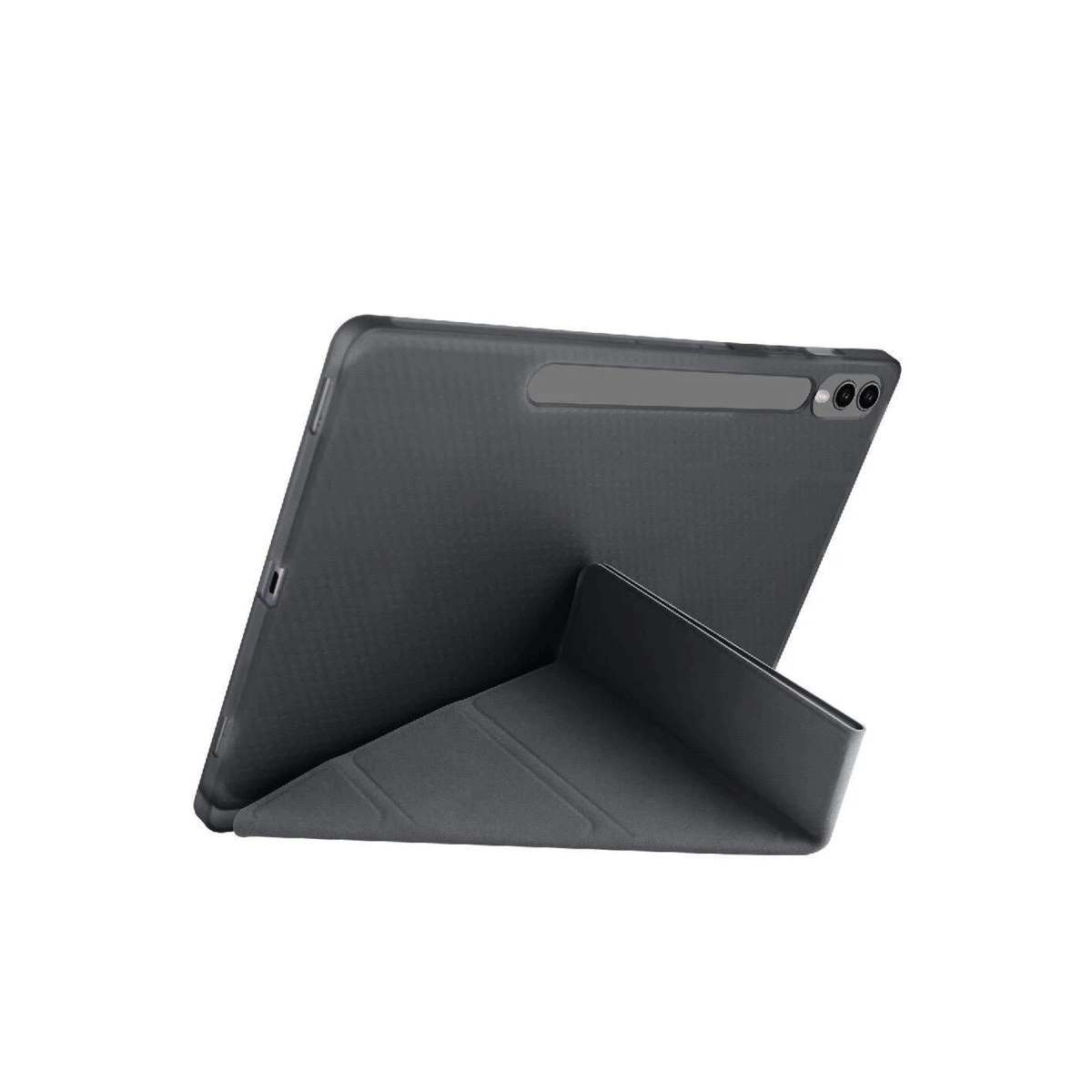 Evimdeyokyok Samsung Galaxy X610 Tab S9 Fe Plus 12.4 Kılıf Kalemlikli Mars Tablet Kılıfı - Siyah