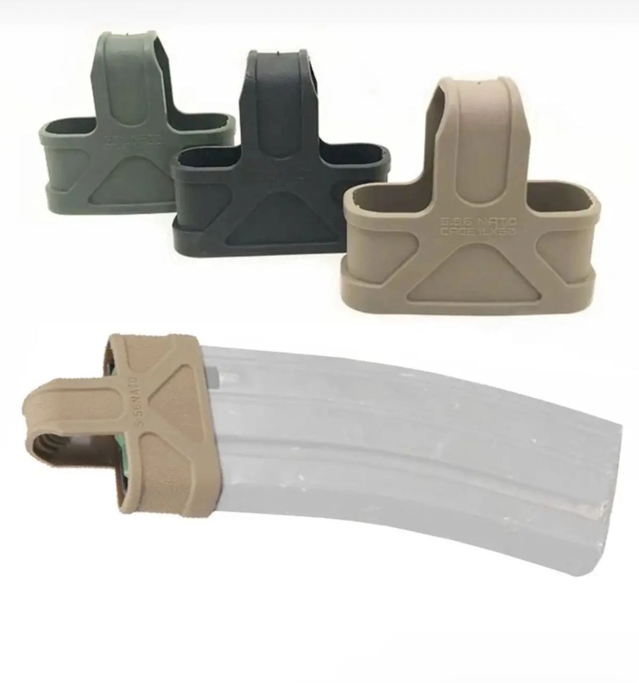 Evimdeyokyok Taktik M4/M16 Hızlı Şarjör Çekme Kauçuk Kılıf 5.56 Mag