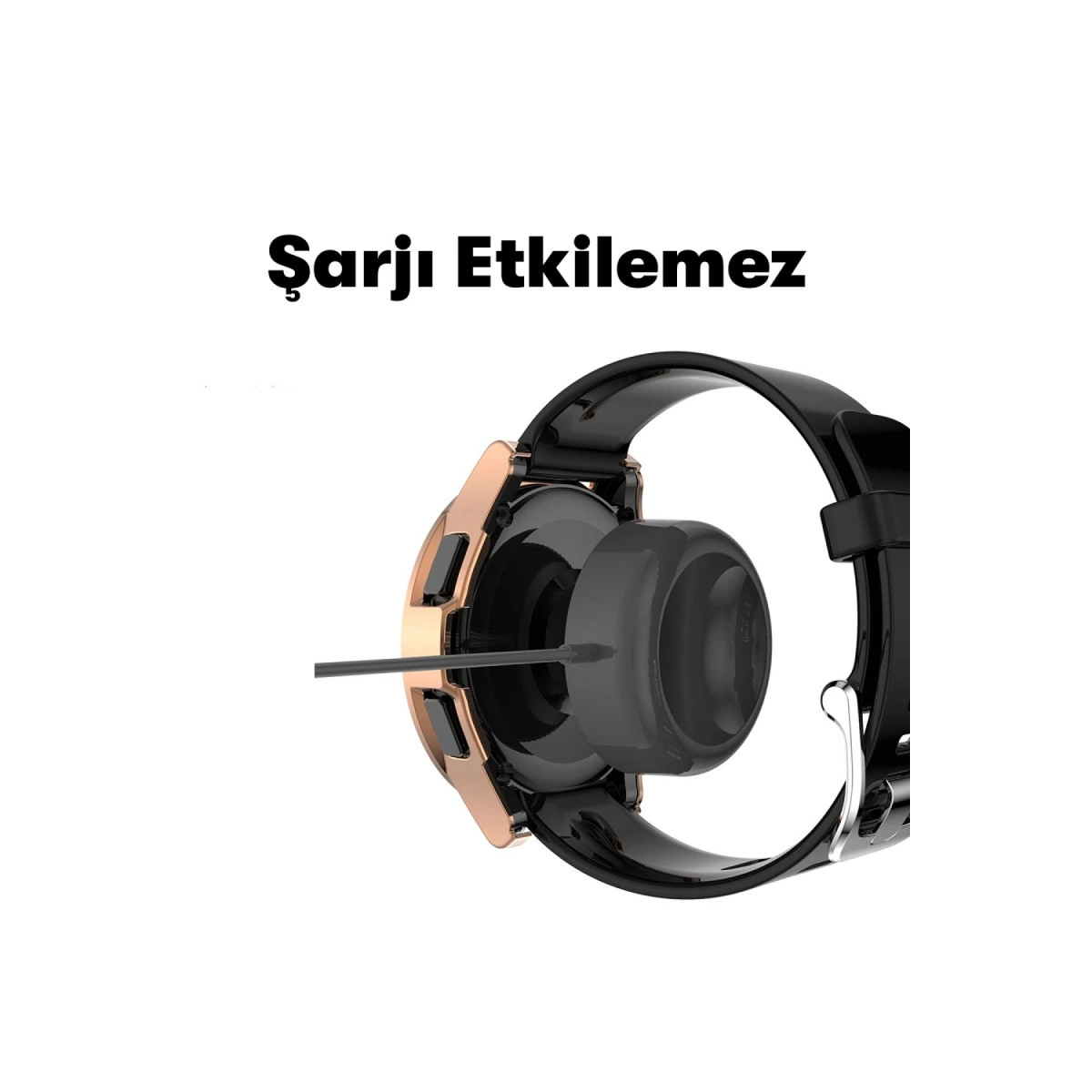 Evimdeyokyok Watch 5 Pro 45Mm Wall Camlı Kasa Ekran Koruyucu - Şeffaf