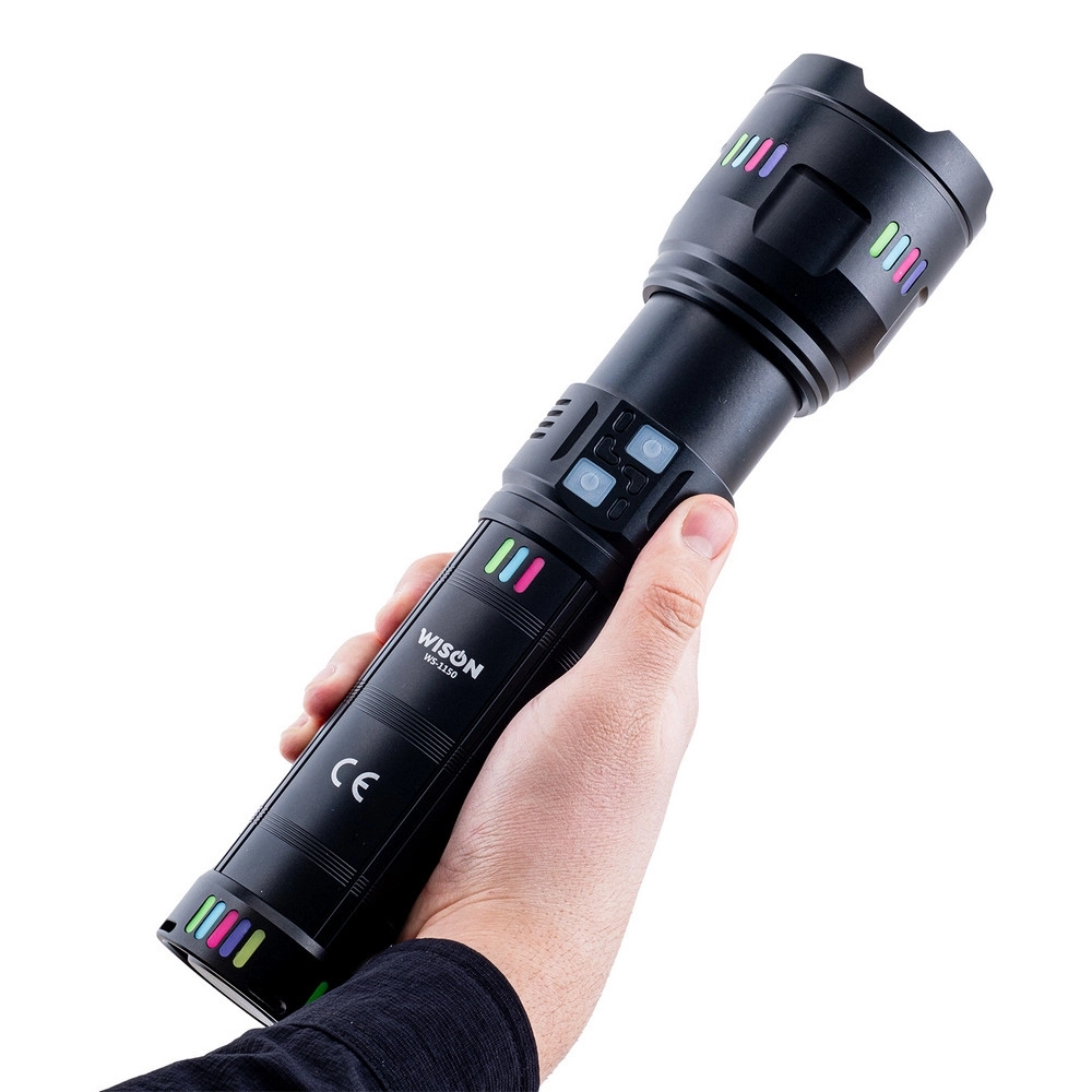 Evimdeyokyok Wison Ws-1150 Uzun Menzilli 60 Watt 5500 Lümen Profesyonel Güçlü El Feneri