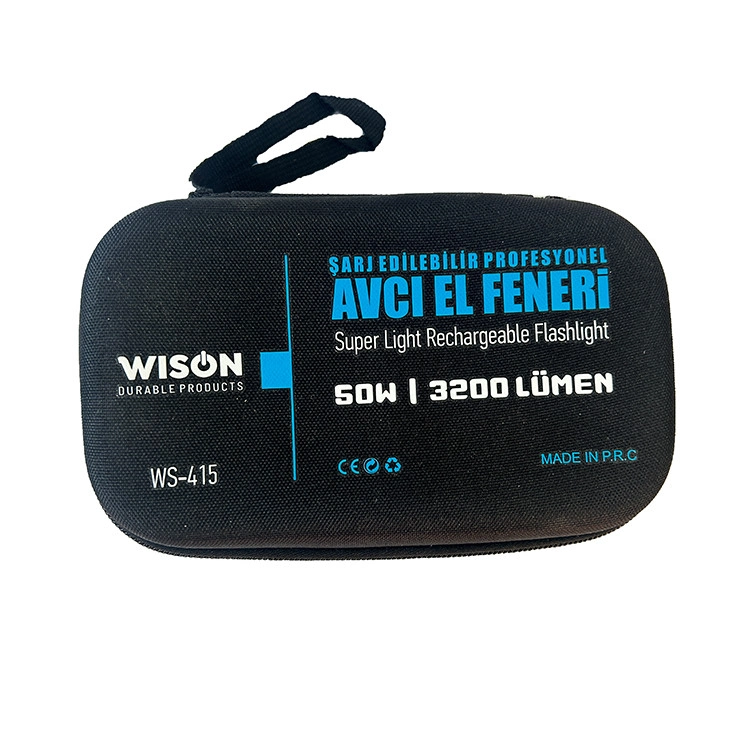 Evimdeyokyok Wison Ws-415 3200 Lümen Profesyonel Şarjlı El Feneri