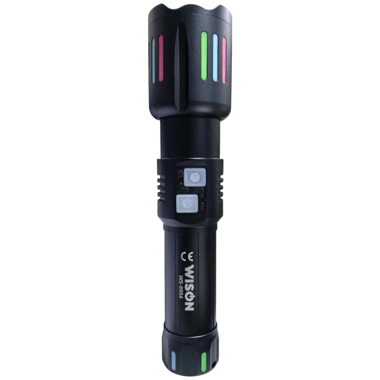 Evimdeyokyok Wison Ws-9954 25W Zoomlu Yeşil Lazerli Metal Şarjlı El Feneri