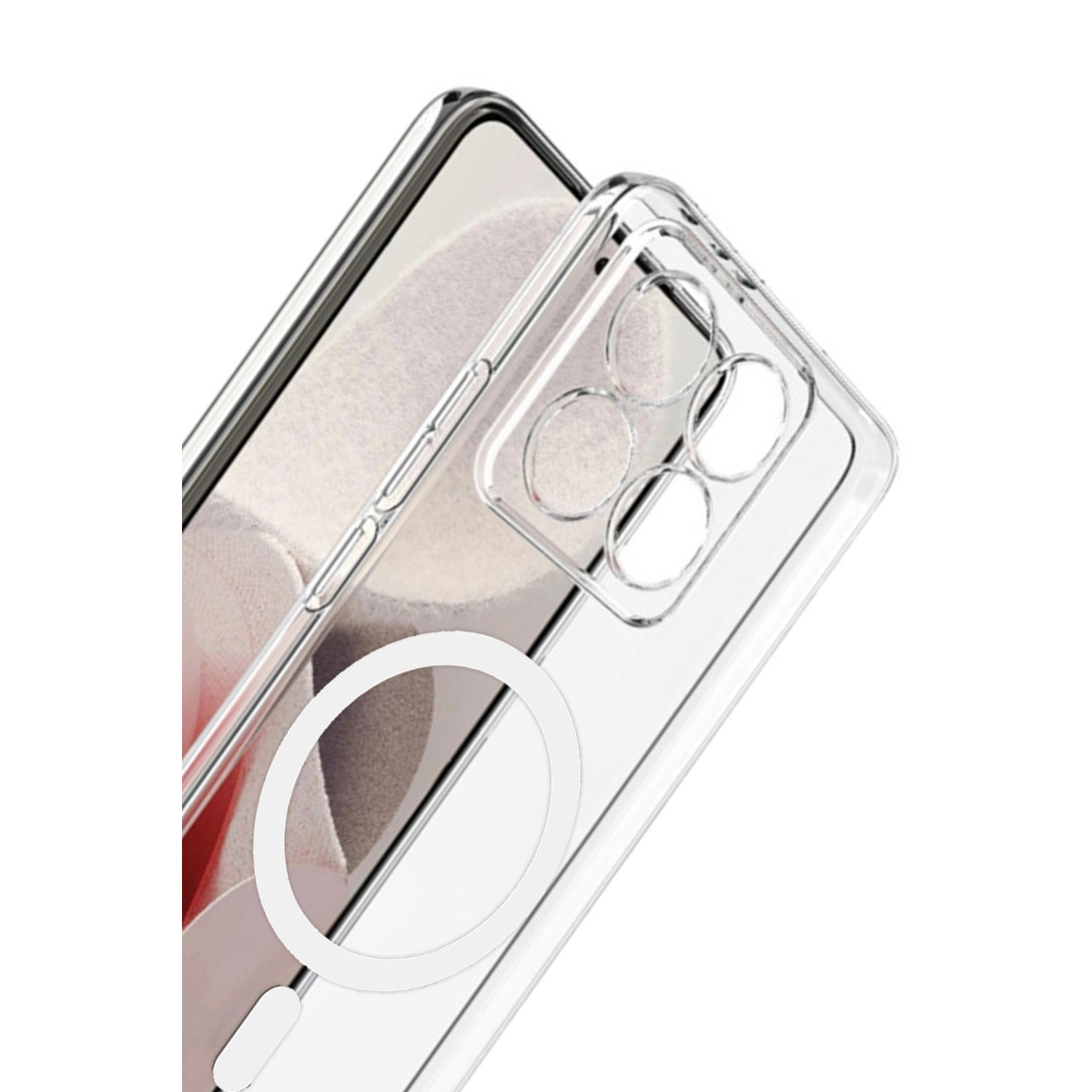 Evimdeyokyok Xiaomi Mi 14T Pro Combo Sert Şeffaf Magsafe Kapak - Şeffaf
