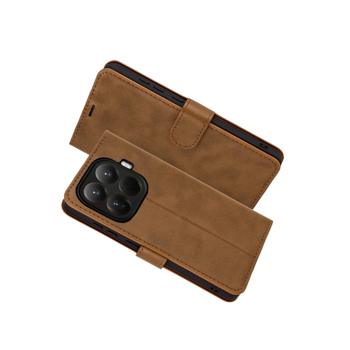 Evimdeyokyok Xiaomi Mi 15T Pro Trend S Plus Kapaklı Kılıf - Taba